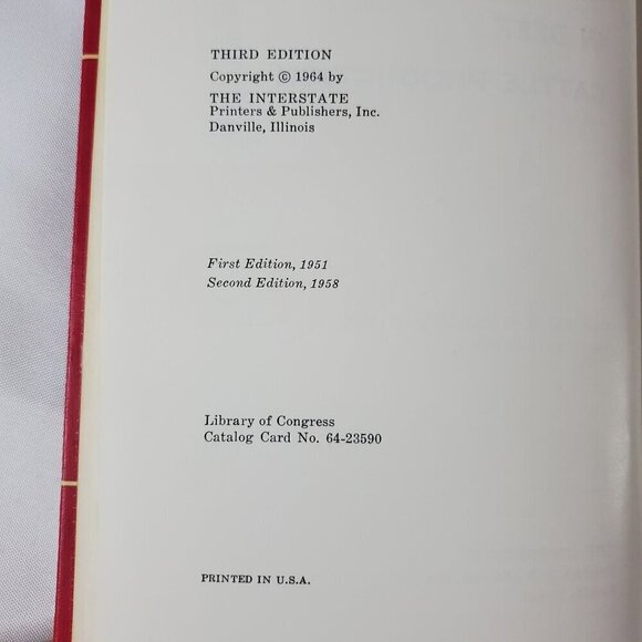 Approved Practices In Beef Cattle Production By Juergenson 1964 Third Edition - Picture 5 of 7